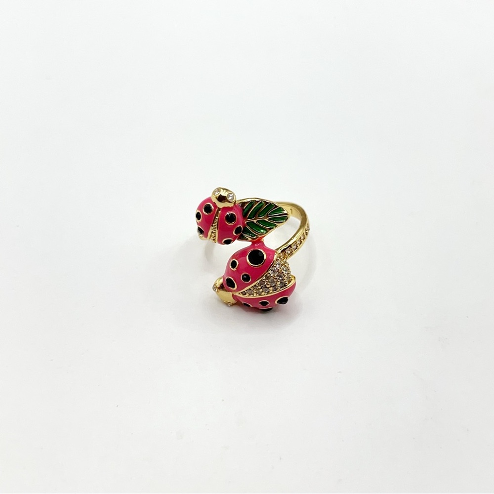 KS701-Kate Spade ladybug ring size 7